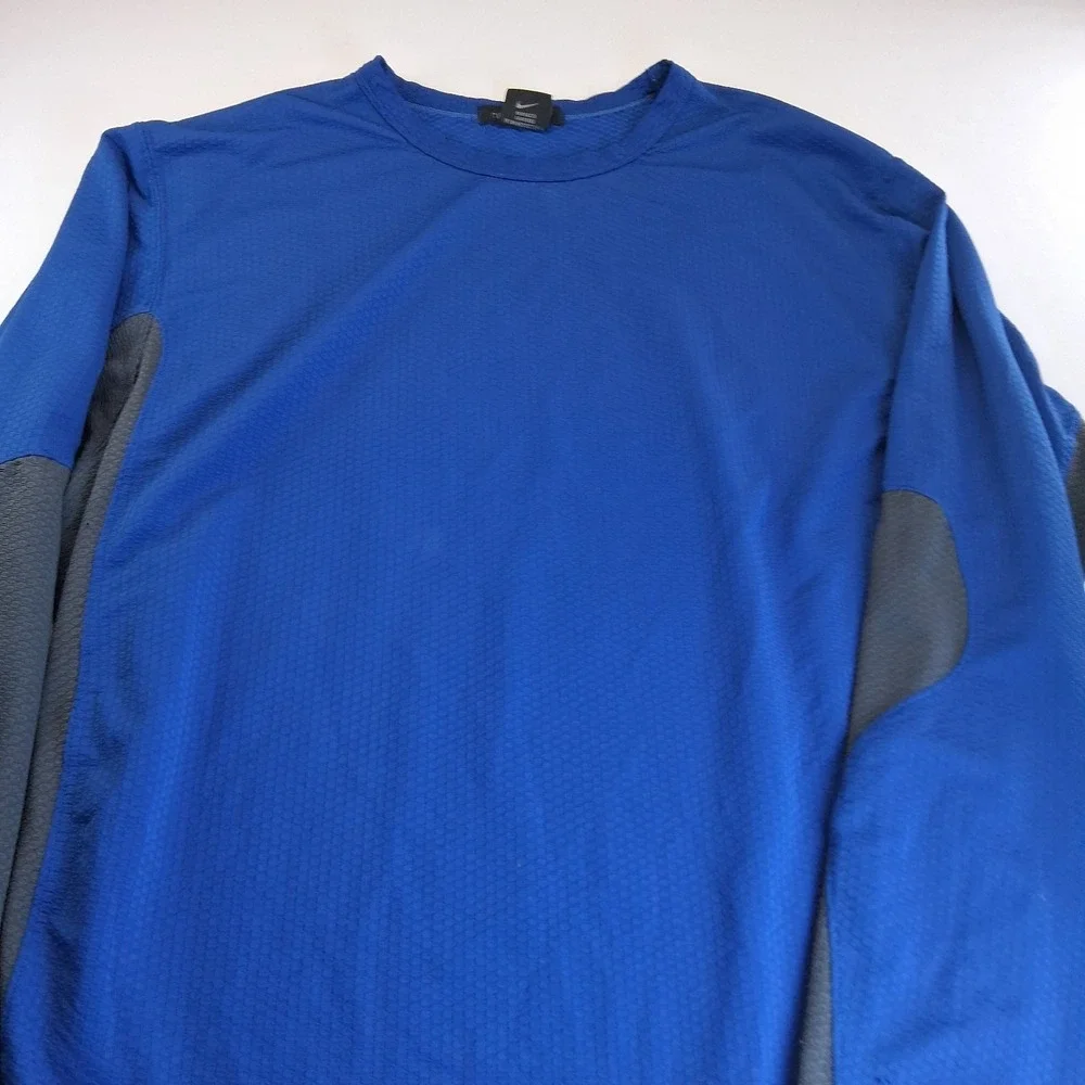 Nike Sweater Mens XL blue Pullover Sphere Dry Sports Active wear